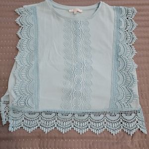 Alyssa Knit Lace Top